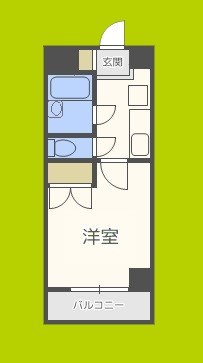 おおきに北梅田サニーアパートメント 間取り