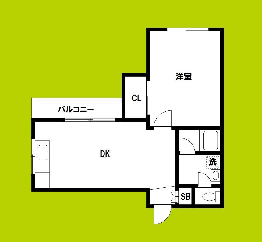 シャルマン大洋Ⅱ 間取り