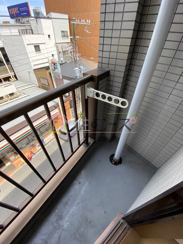 ルーミハイツ塚本 ベランダ