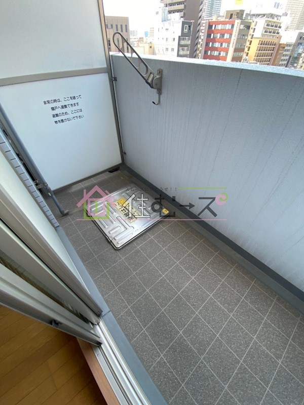 エステムコート難波ミューステージ ベランダ