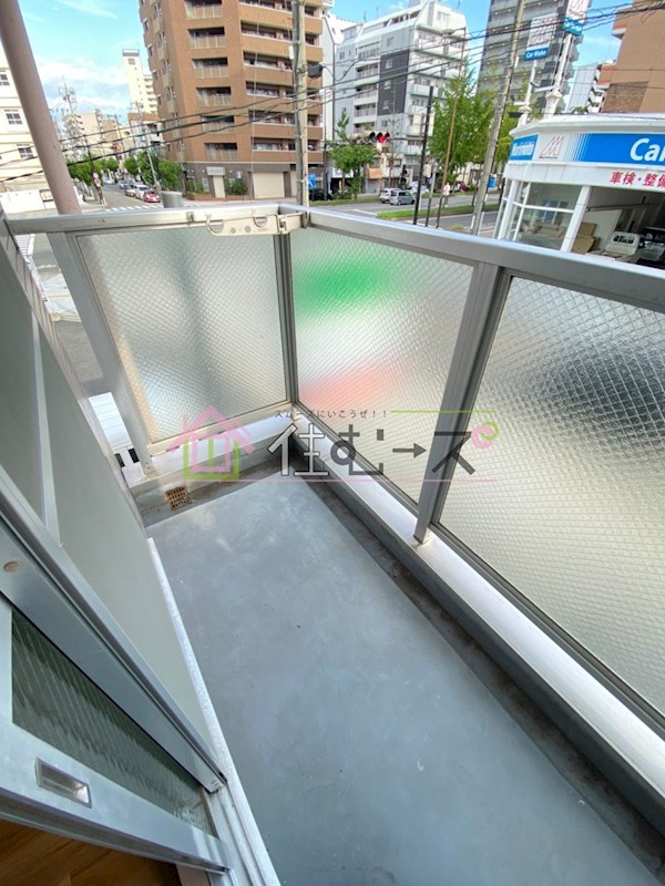 ライズ芦原橋 ベランダ