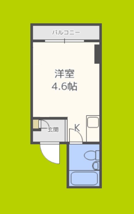 RUGGER　PALACE寺田町 間取り