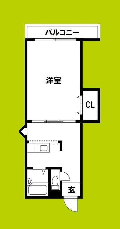 サニーハイツ住吉 間取り