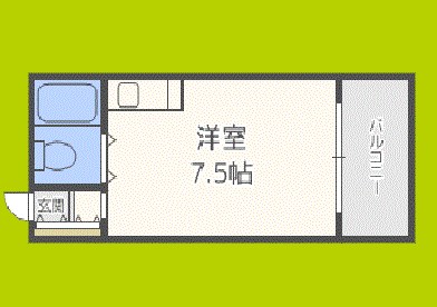 プリエール南堀江 間取り