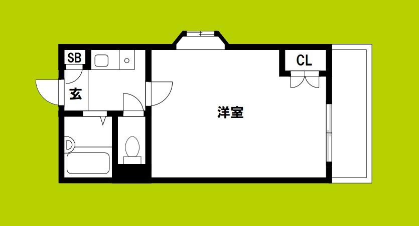 ハイツ五條 間取り