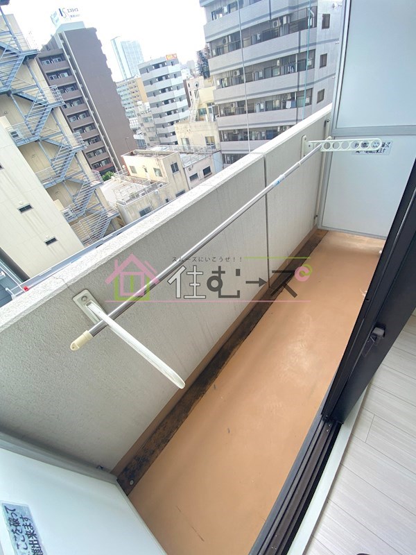 メロディーハイム夕陽丘 ベランダ