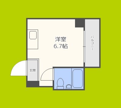 キャピタル今里 間取り