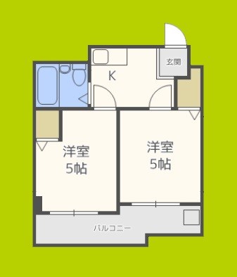 アメニティー新高二番館 間取り