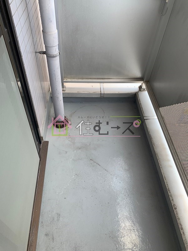 カルム四天王寺 ベランダ