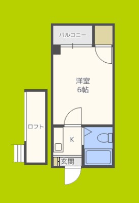 アパートメント住之江 間取り