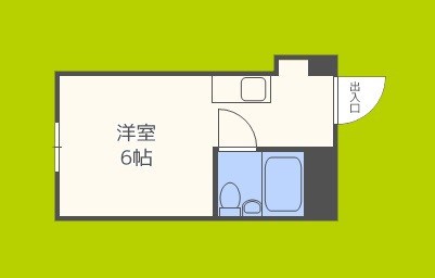 堀江グリーンハイツ 間取り図