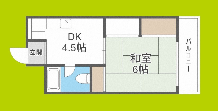 メゾン阪南 間取り