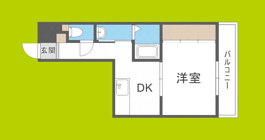 フローライト豊里Ⅰ 間取り