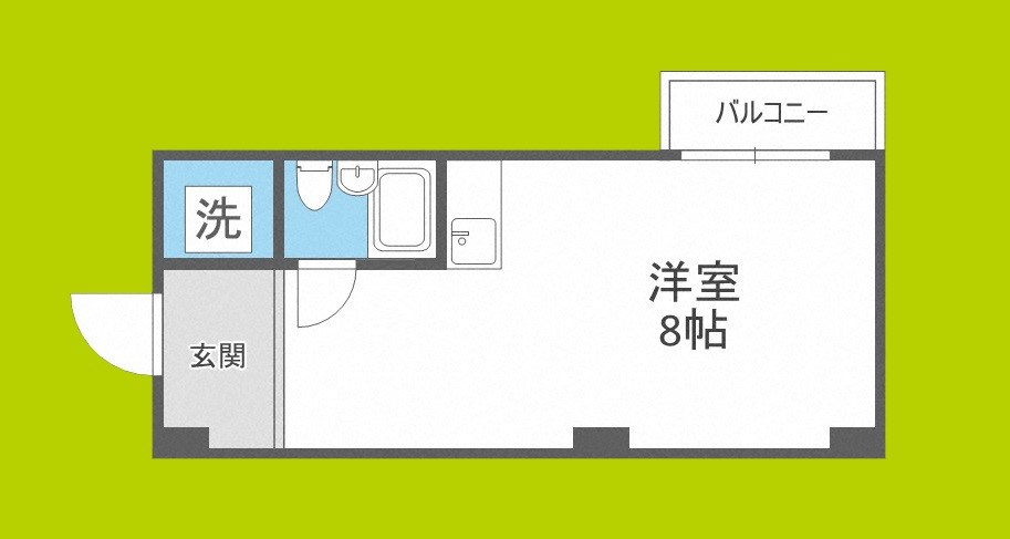 スカイプラザⅢ 306号室 間取り