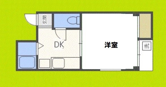 嶋田ハイツ 間取り