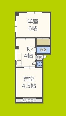 アイプラス北津守 間取り