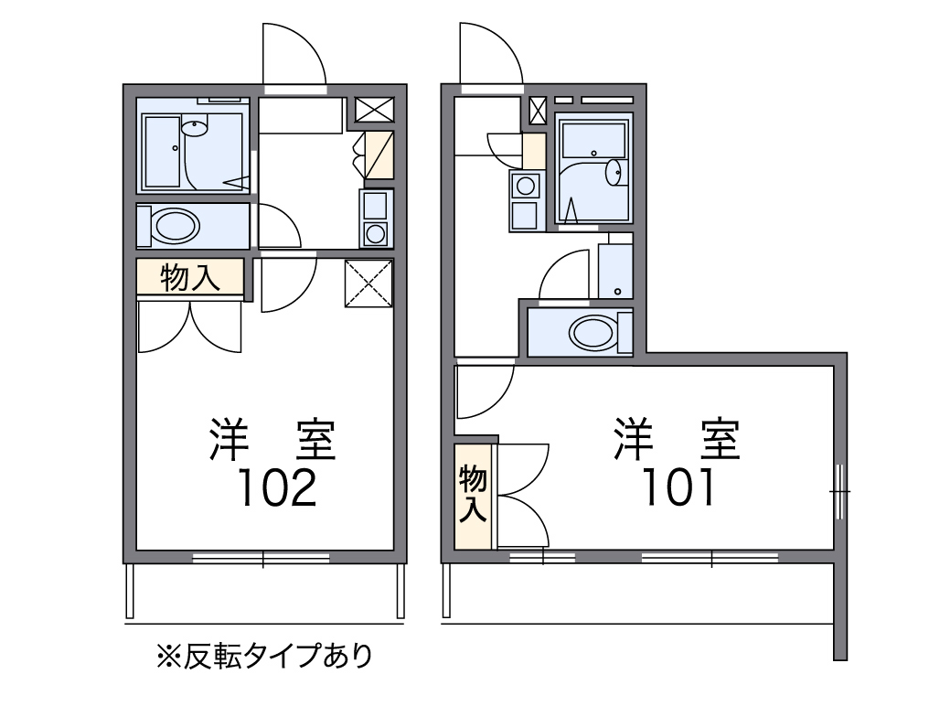 レオパレスＷＩＴＨ－Ａ 間取り図