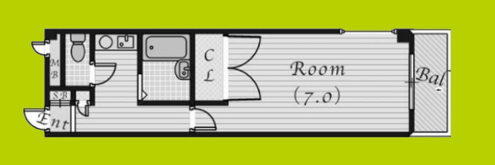 レインボー山崎 間取り