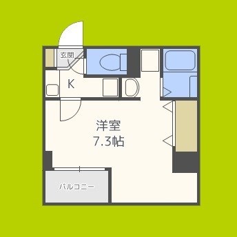 みおつくし東なんば 間取り