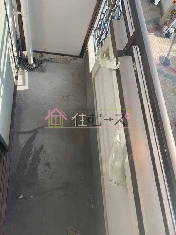 ビロウズコマガワパート1 ベランダ