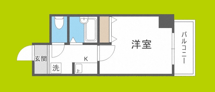 グランディール阪南町Ⅱ番館 間取り