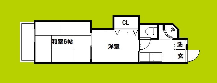 Regalo新森B棟 間取り