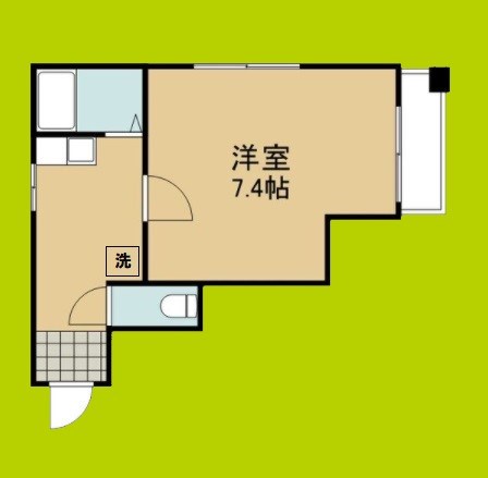サンハイツ竹林 間取り