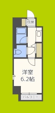 パラシオ塚本Ⅱ2号棟  間取り