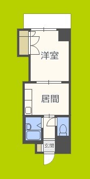 千林グランドハイツ北 間取り