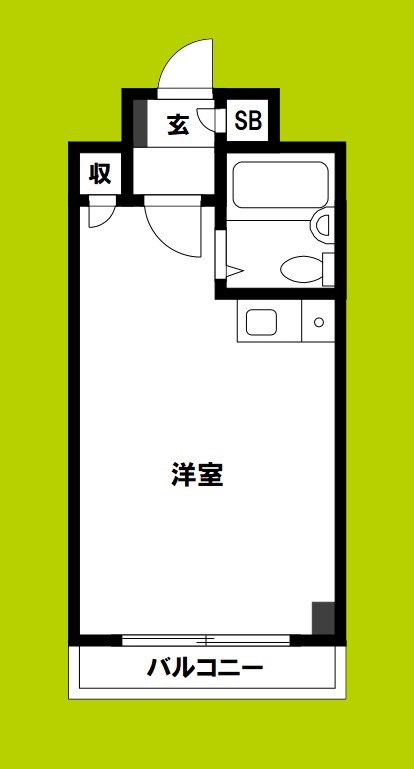 ルーミハイツ三国 間取り