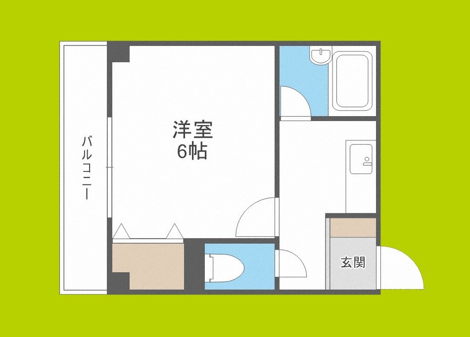 プログレス泉尾 間取り