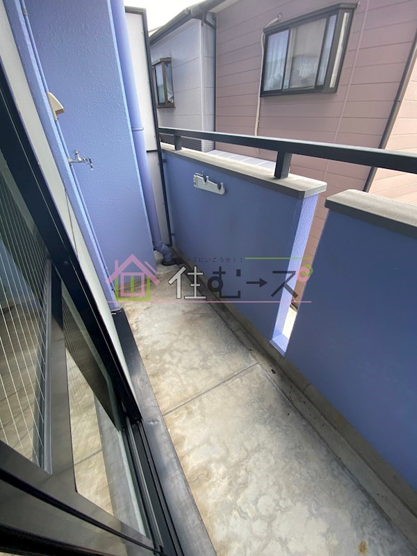 メゾンドールバンブーグラス ベランダ