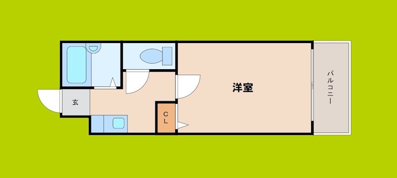 メゾンサンワ西長堀 間取り