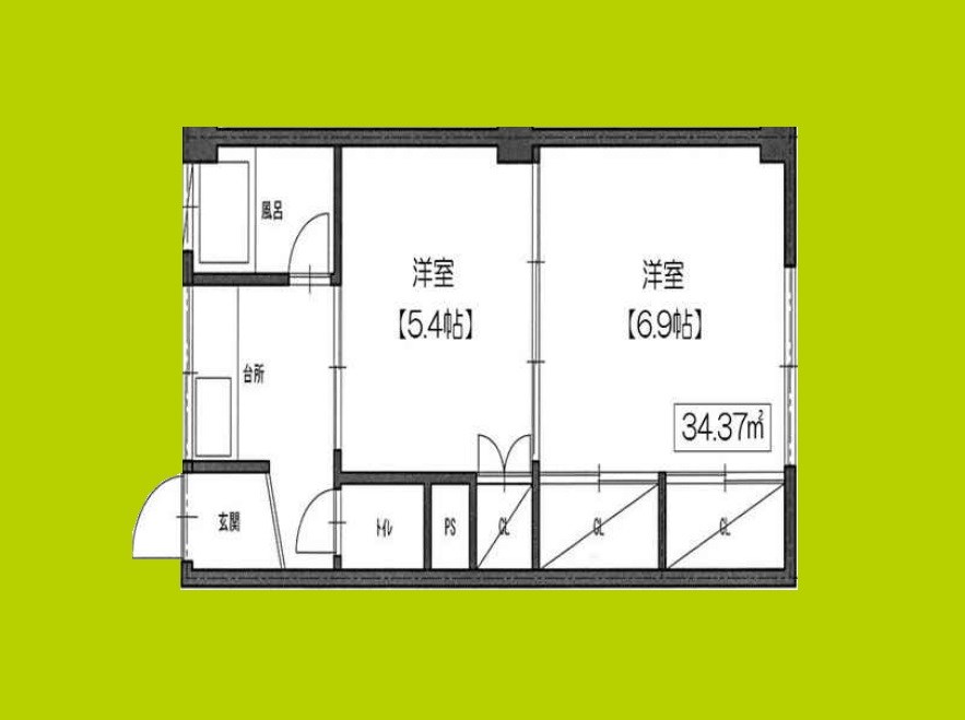 メゾン北加賀屋 間取り