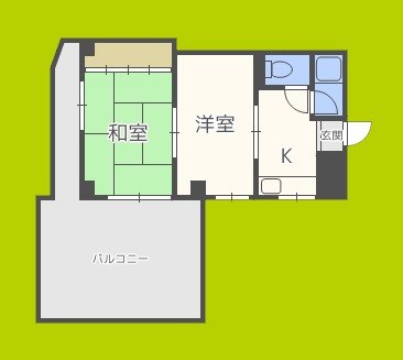 グランドハイツ喜連 間取り