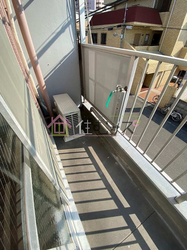 湯里コーポ ベランダ