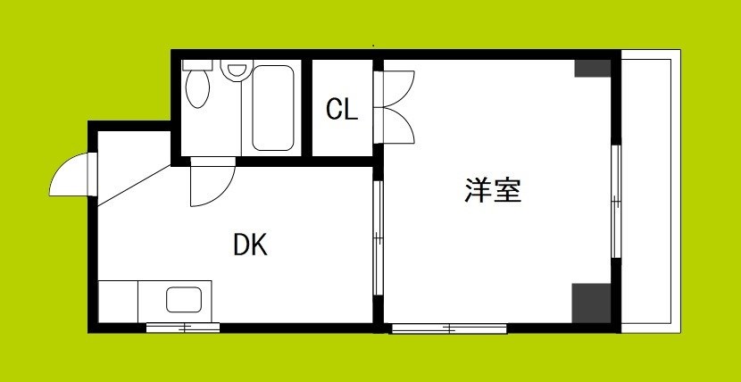 平野西シャルマン 間取り