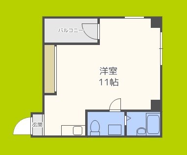 ホワイトハウス公園前 間取り