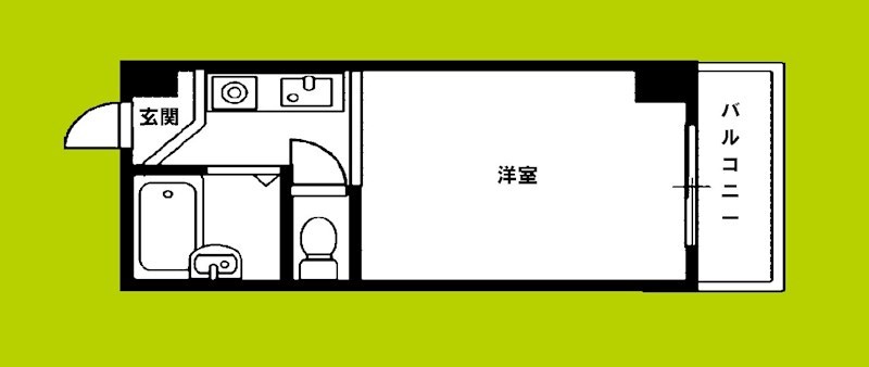 コート堀江  間取り