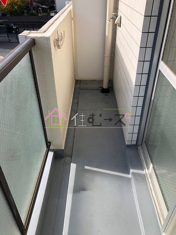 ドムール新北野 ベランダ