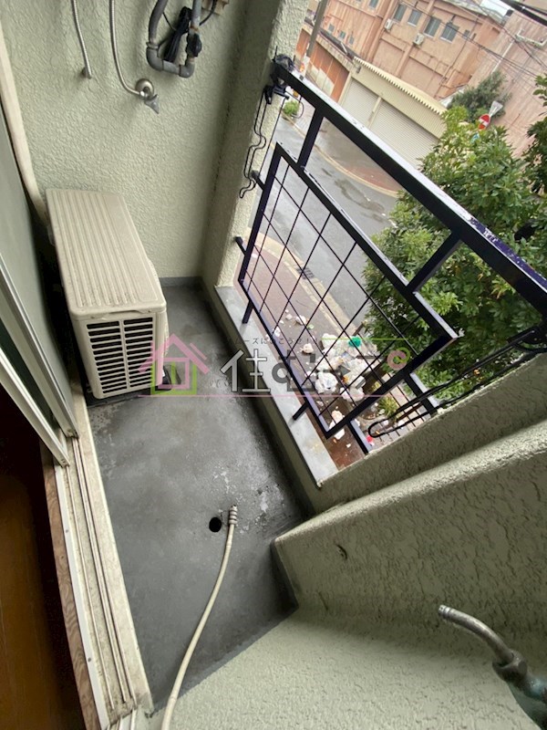 メモリアルタウン東住吉D棟 ベランダ