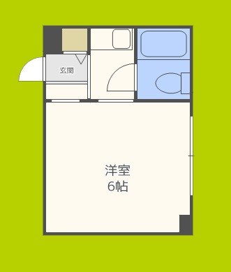レジデンス福島  間取り図