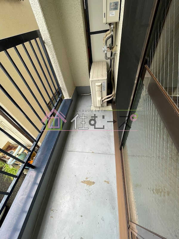 山野マンション ベランダ