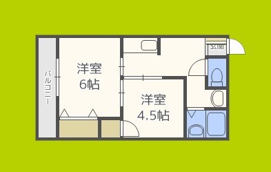 ハイツエルソール 間取り