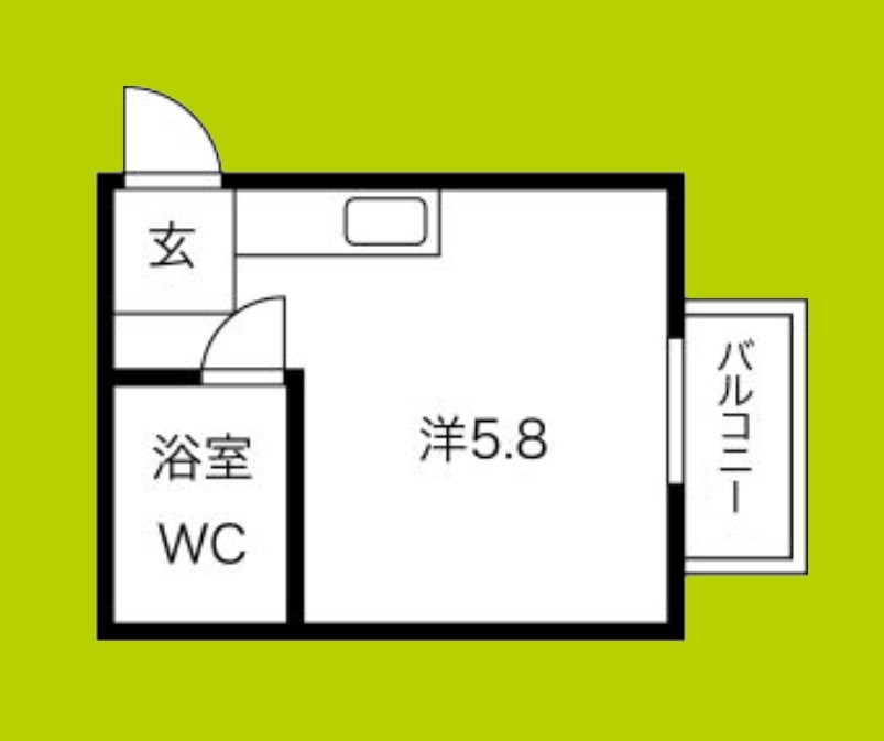 JPアパートメント東住吉Ⅲ 間取り