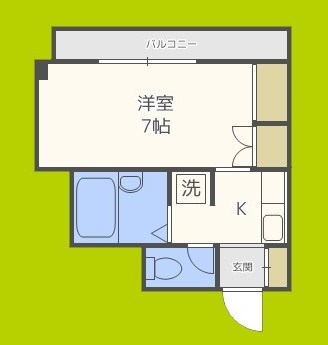 グリーンハイツ今津 間取り