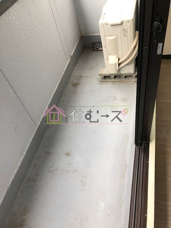 プレスト下新庄 ベランダ