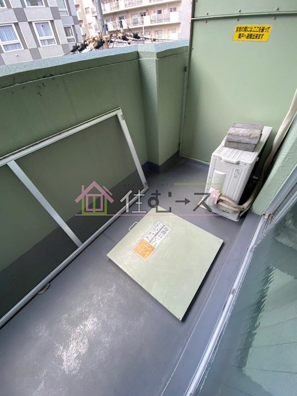 白倉マンション ベランダ