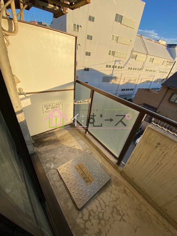 アルカン弐番館 ベランダ