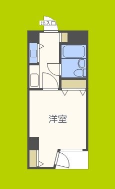 ノアーズアーク桃谷駅前 間取り